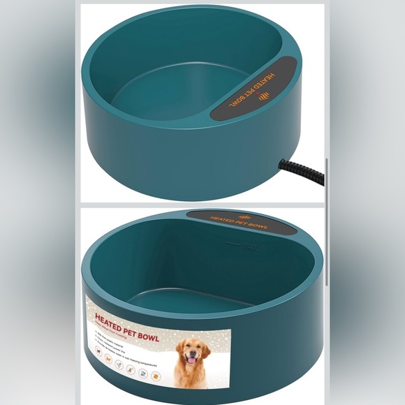 Heated Pet Bowl in Teal (063) - Picture 1 of 3